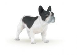 PAPO - BOULEDOGUE FRANÇAIS NOIR ET BLANC 7CM (BOSTON TERRIER)